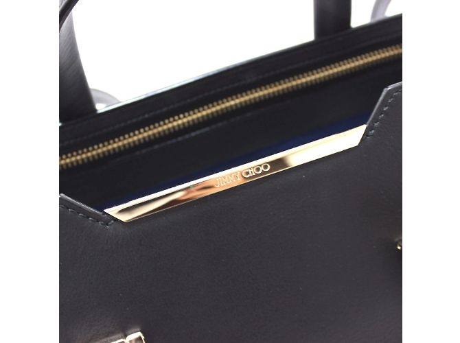 Borsa a mano leopardata Jimmy Choo Marrone Nero - vista 9