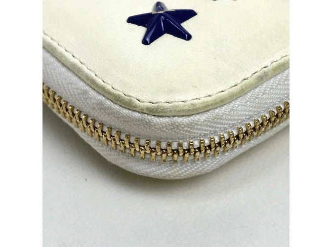 Billetera larga redonda Jimmy Choo Multicolor Blanco roto - vista 3