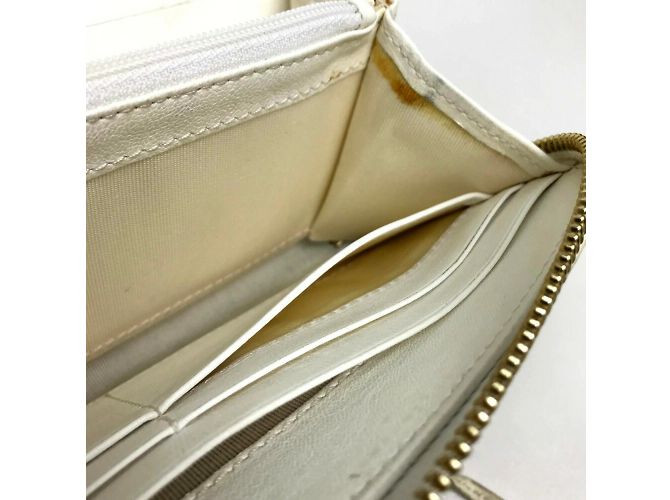 Billetera larga redonda Jimmy Choo Multicolor Blanco roto - vista 8