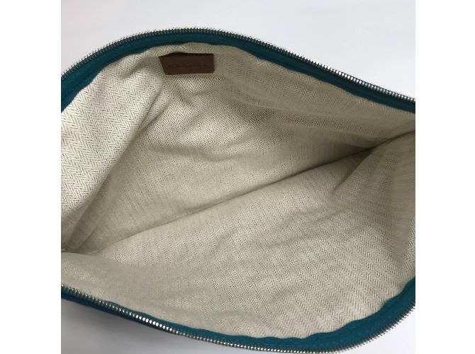 Hermès Pochette piatta Velocipedi con borchie per bicicletta Hermes Blu - vista 10