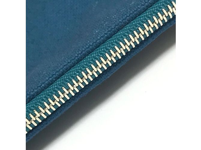 Hermès Pochette piatta Velocipedi con borchie per bicicletta Hermes Blu - vista 9