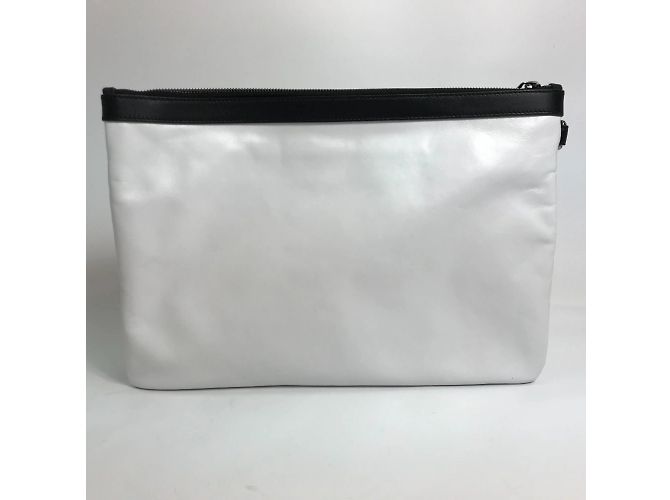 Borsa Clutch DEREK con Stelle Jimmy Choo Nero Bianco - vista 2
