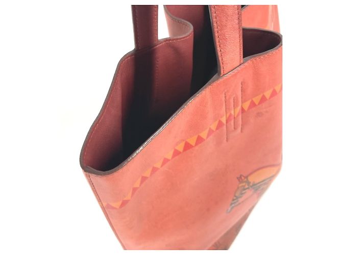 Double sens Hermès Borsa a spalla Cheval 45 Doppio Senso Reversibile Hermes Marrone - vista 10