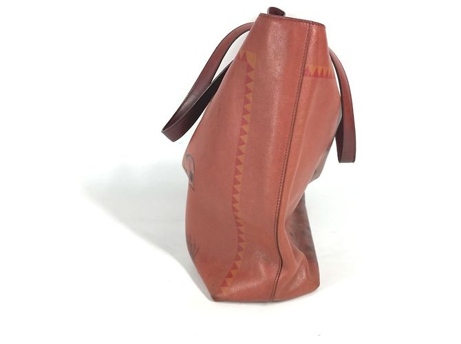 Double sens Hermès Borsa a spalla Cheval 45 Doppio Senso Reversibile Hermes Marrone - vista 2