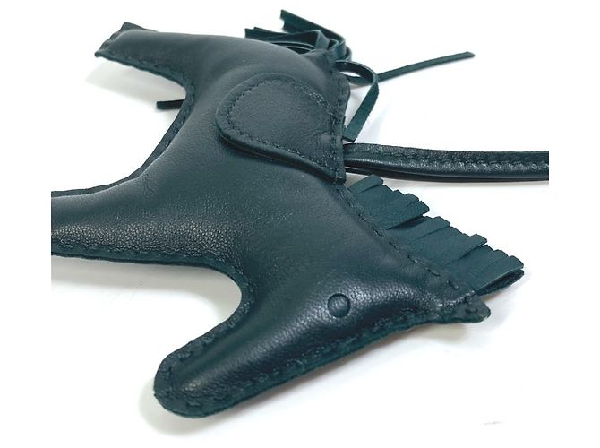 Hermès Tasche Rodeo MM Pferd Charm von Hermes Grün Dunkelgrün - Ansicht 2
