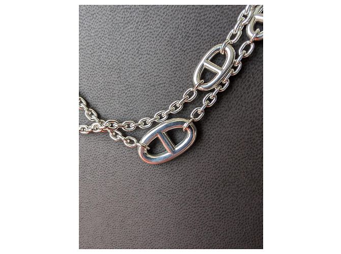 Hermès Collana Farandole di 120 cm in argento sterling 925 con scatola Silver hardware - vista 12