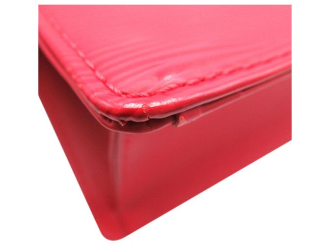 Sac Plat PM Epi Rouge Louis Vuitton - vue 8