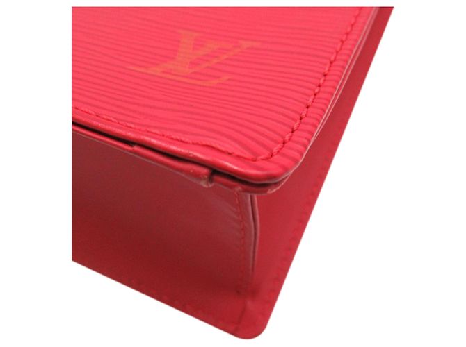 Sac Plat PM Epi Rouge Louis Vuitton - vue 9