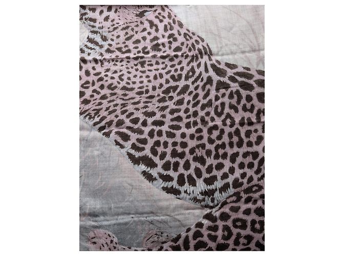 Hermès Sciarpa Quadrata Panthera Pardus Cashmere 140 Robert Dallet Multicolore - vista 2