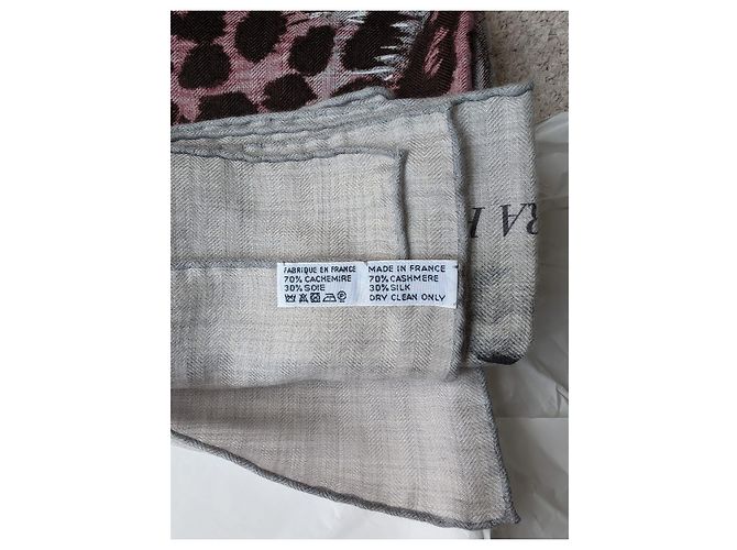 Hermès Sciarpa Quadrata Panthera Pardus Cashmere 140 Robert Dallet Multicolore - vista 9