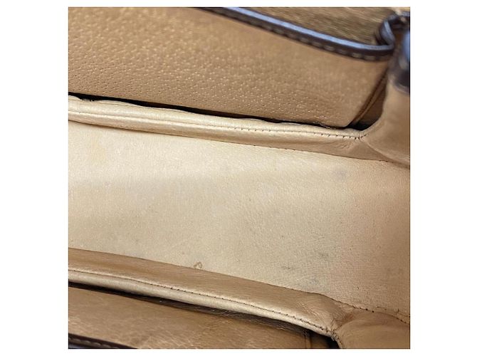 Borsa in suede marrone Gucci - vista 13