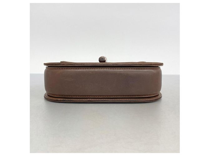 Borsa in suede marrone Gucci - vista 3