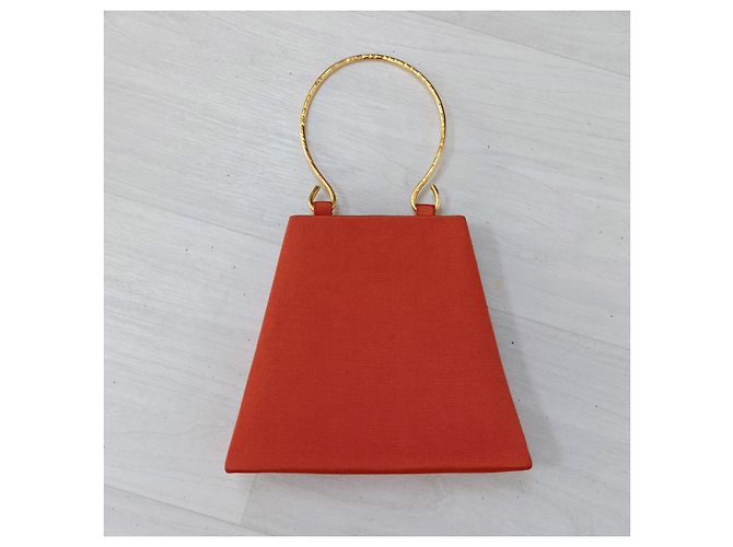 Sac de soirée vintage Philippe Ferrandis Orange - vue 10