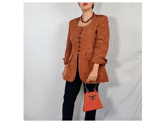 Sac de soirée vintage Philippe Ferrandis Orange - vue 5