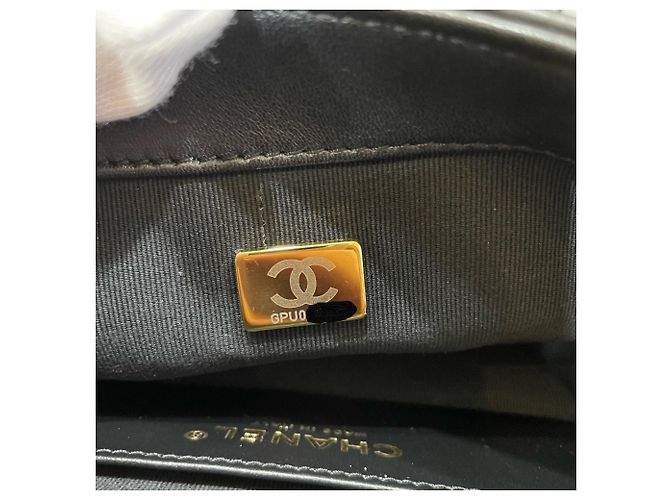 Borsa a catena matelassé CC Coco Mark AS3393 di Chanel Nero - vista 12