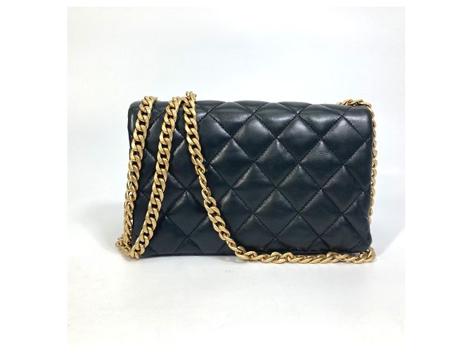 Borsa a catena matelassé CC Coco Mark AS3393 di Chanel Nero - vista 2