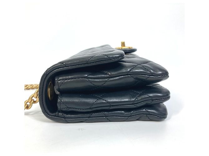 Borsa a catena matelassé CC Coco Mark AS3393 di Chanel Nero - vista 3