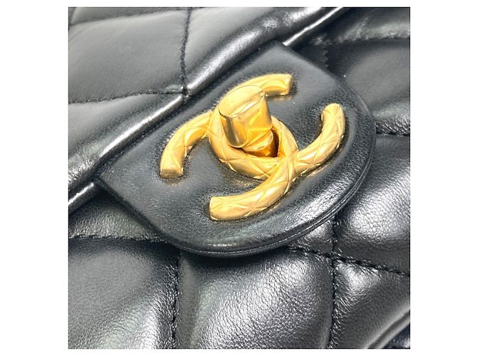 Borsa a catena matelassé CC Coco Mark AS3393 di Chanel Nero - vista 4