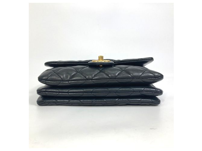 Borsa a catena matelassé CC Coco Mark AS3393 di Chanel Nero - vista 5