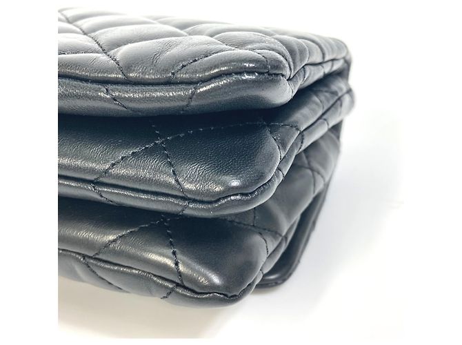 Borsa a catena matelassé CC Coco Mark AS3393 di Chanel Nero - vista 7