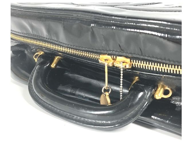 Chanel CC Coco Mark Handtasche Vanity Bag Schwarz - Ansicht 9