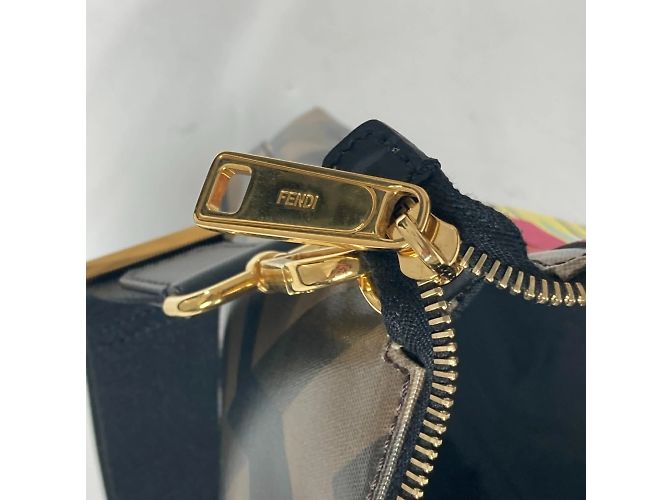 Bolso de hombro multicolor arcoíris Fendi 7V70 Castaño - vista 12