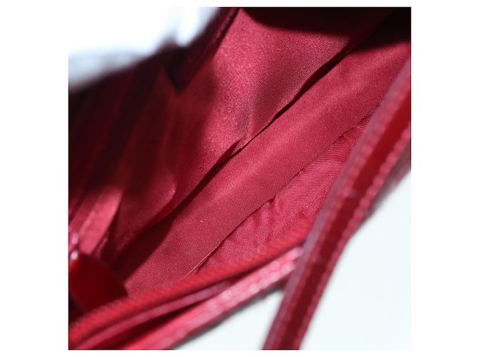 Christian Dior Pochette Accessorio Canage in Pelle Rossa Oro Auth ep5334 Rosso D'oro - vista 18