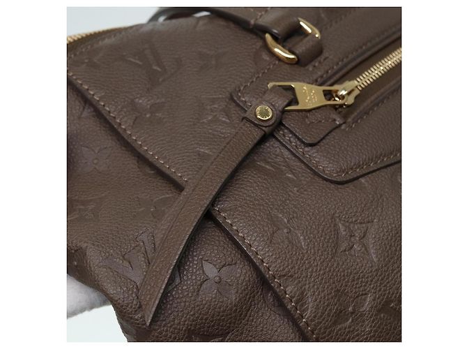 LOUIS VUITTON Borsa Lumineuse PM Monogram Empreinte Marrone Coda M94170 Auth kk299 - vista 17