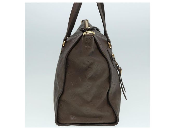 LOUIS VUITTON Borsa Lumineuse PM Monogram Empreinte Marrone Coda M94170 Auth kk299 - vista 4