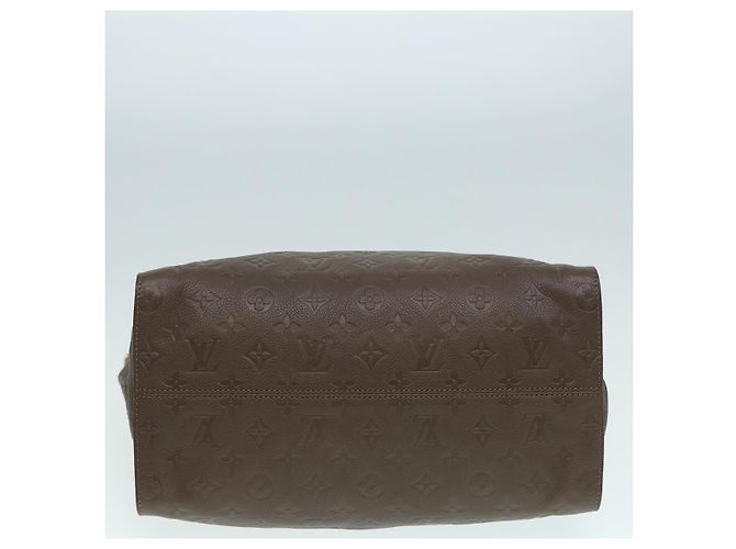 LOUIS VUITTON Borsa Lumineuse PM Monogram Empreinte Marrone Coda M94170 Auth kk299 - vista 5
