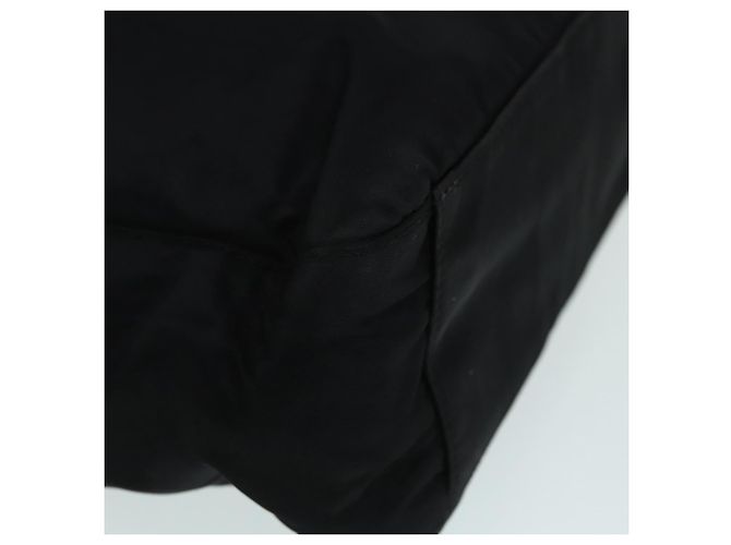 PRADA Borsa a mano in nylon nero argento autentica ep5402 - vista 12