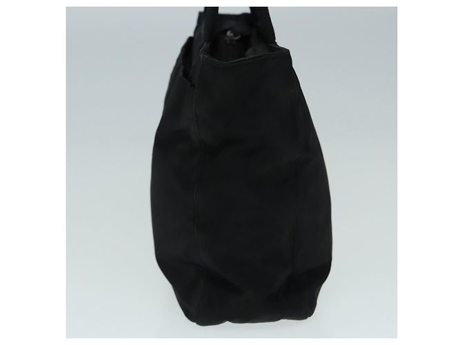 PRADA Borsa a mano in nylon nero argento autentica ep5402 - vista 4