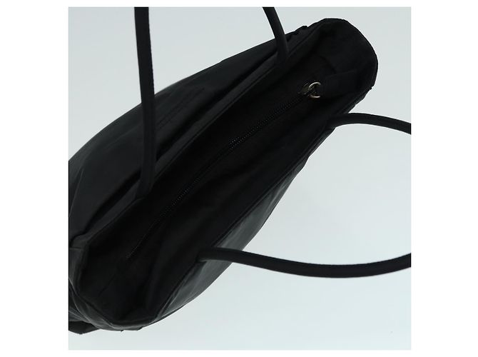 PRADA Borsa a mano in nylon nero argento autentica ep5402 - vista 6