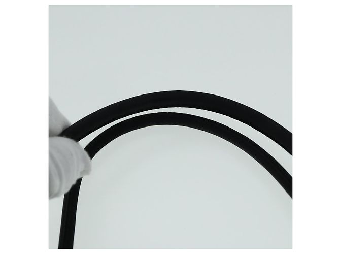 PRADA Borsa a mano in nylon nero argento autentica ep5402 - vista 8