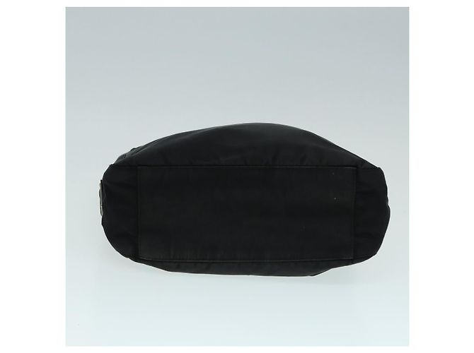 PRADA Borsa a mano in nylon nero argento autentica ep5402 - vista 9