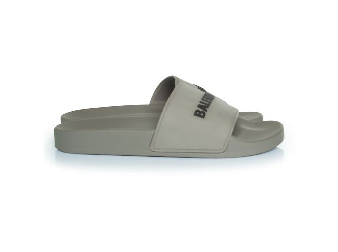Balenciaga, ciabatta da piscina bi.rub.lo in grigio - vista 4