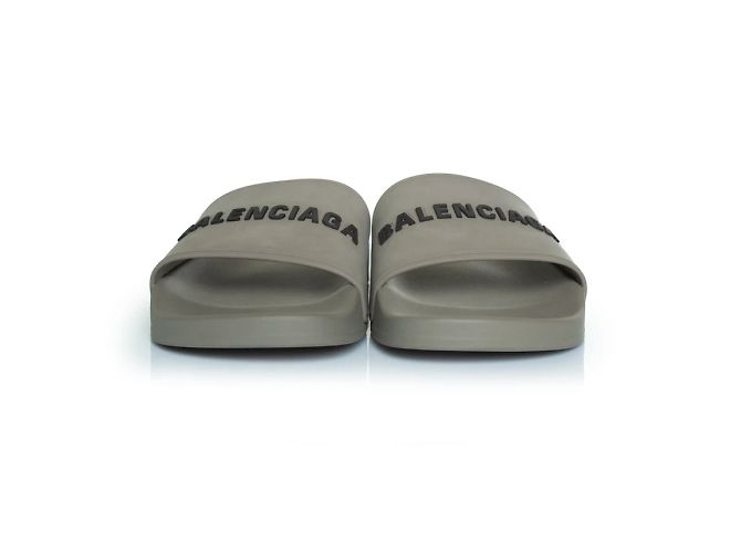Balenciaga, ciabatta da piscina bi.rub.lo in grigio - vista 6