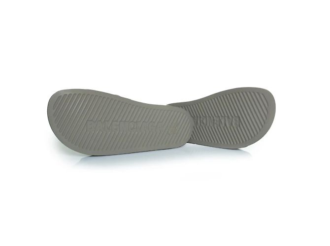 Balenciaga, ciabatta da piscina bi.rub.lo in grigio - vista 8