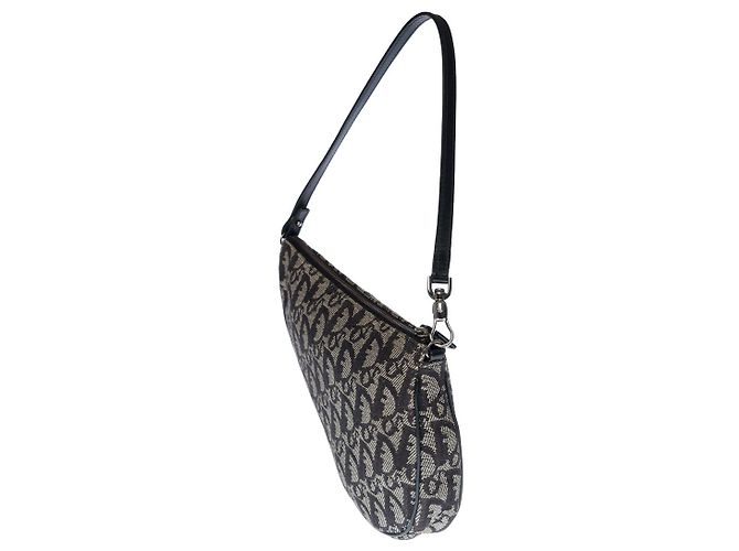 Borsa DIOR Saddle in Tela Nera - 142201501 Nero - vista 5