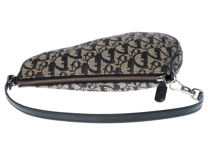 Borsa DIOR Saddle in Tela Nera - 142201501 Nero - vista 9