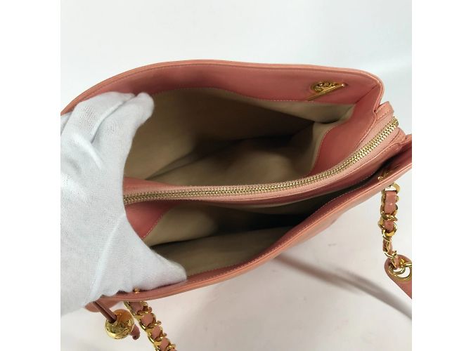 Chanel rosa Leder Schultertasche Pink - Ansicht 14