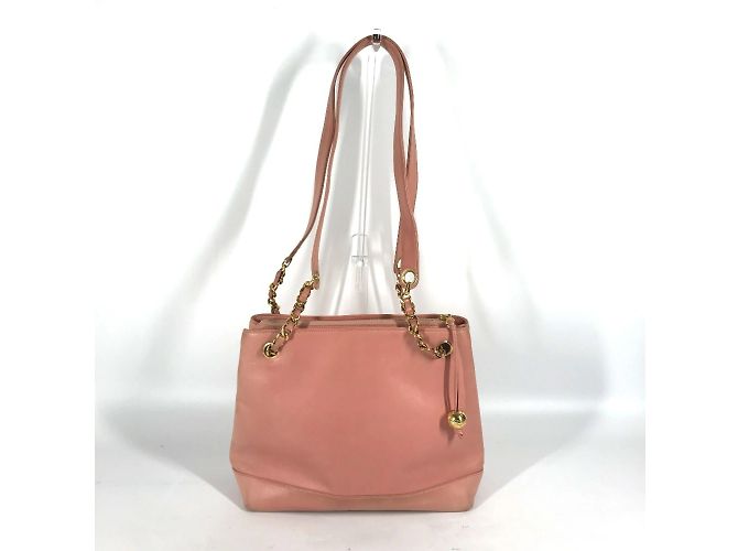 Chanel rosa Leder Schultertasche Pink - Ansicht 2