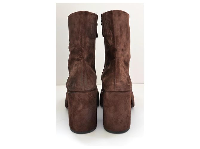 Marsèll Botas de plataforma Marsell Tacplat marrones Castaño - vista 4