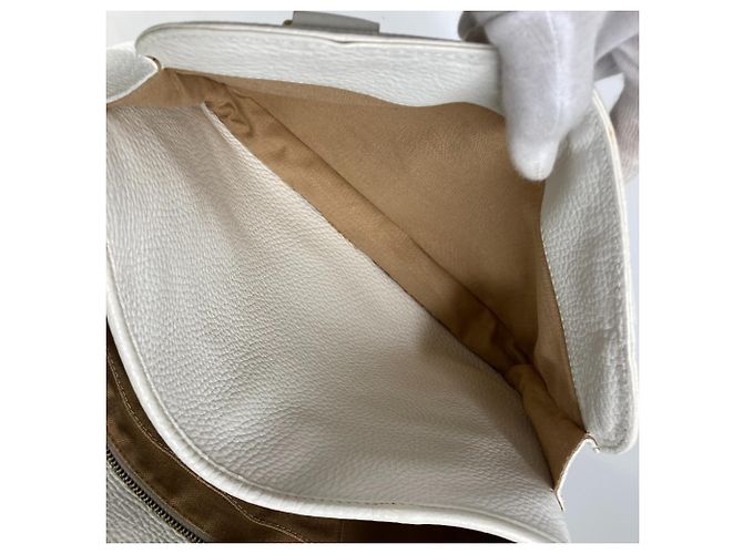 Fendi Horse Selleria Tote Tasche Weiß - Ansicht 15