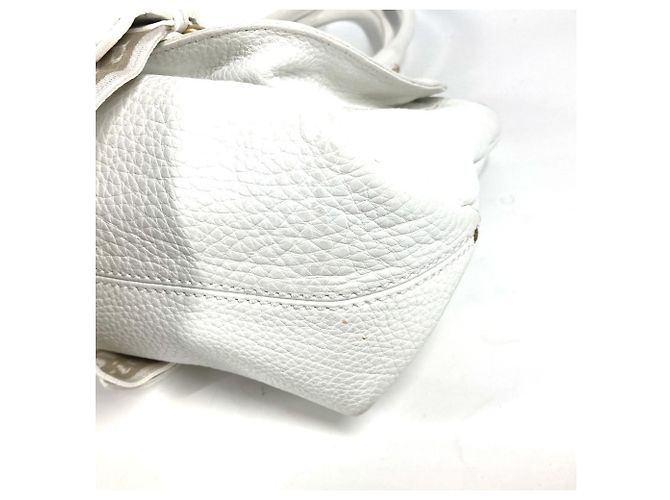 Fendi Horse Selleria Tote Tasche Weiß - Ansicht 5