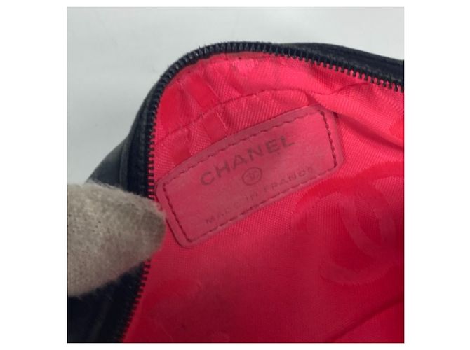 Chanel Cambon Line CC Coco Mark Pen Case Black White - view 13