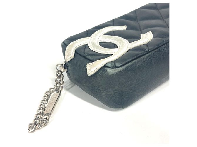 Chanel Cambon Line CC Coco Mark Pen Case Black White - view 7