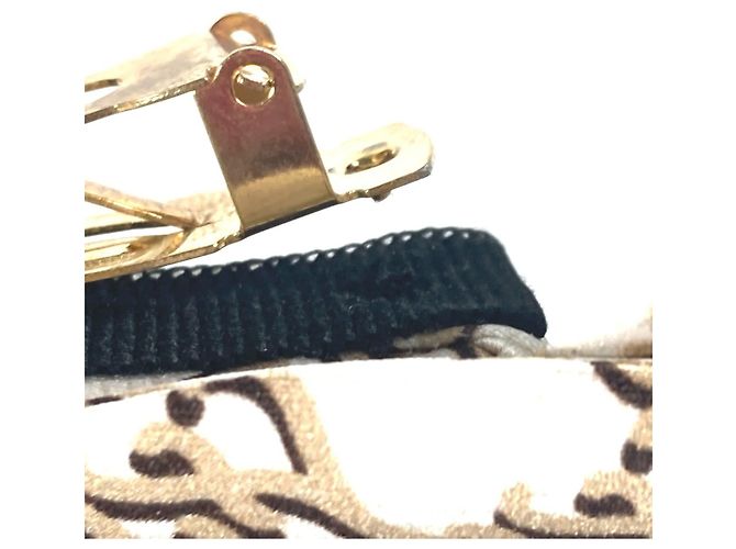 Fermaglio per capelli in nastro Fendi FXT114 Beige - vista 11