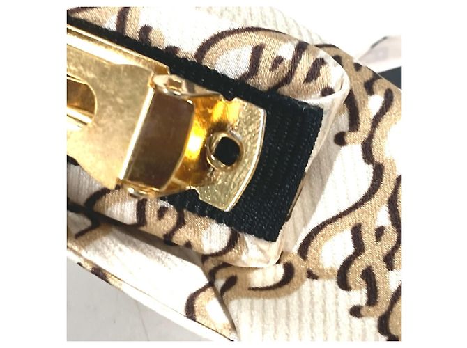 Fermaglio per capelli in nastro Fendi FXT114 Beige - vista 12