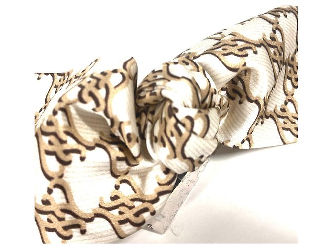 Fermaglio per capelli in nastro Fendi FXT114 Beige - vista 5